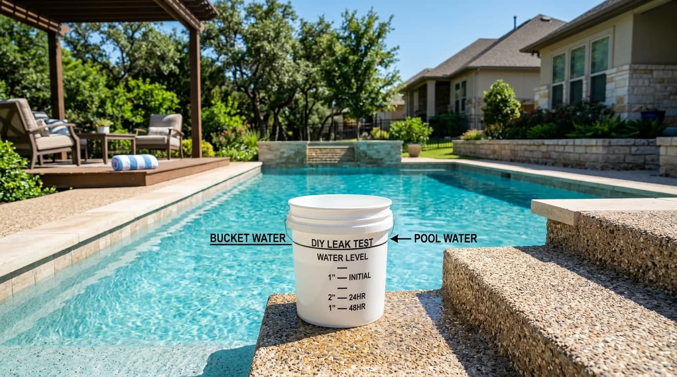 The Bucket Test: How to Check for a Pool Leak Yourself