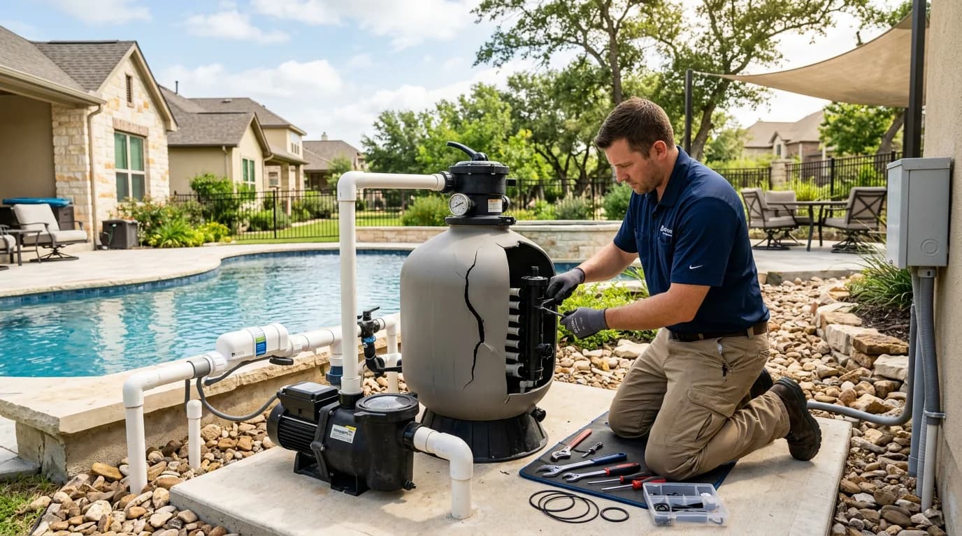 Broken Pool Filter? Best Repair Options for Cedar Park Homeowners